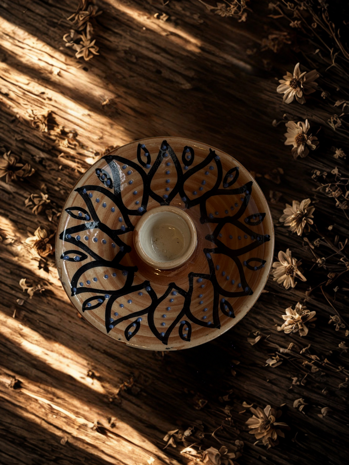 Palo-Santo-Halter Lotus – Holz 🌿
